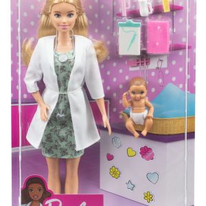 Papusa Barbie Doctor Pediatru