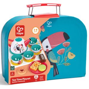 Jucarie - Set de ceai cu valiza pentru copii (15 piese)